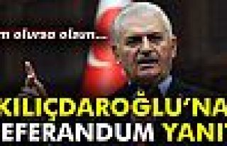 Başbakan Yıldırım’dan Kılıçdaroğlu’na...