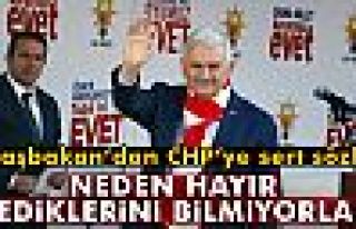 Başbakan'dan CHP'ye Sert Sözler!