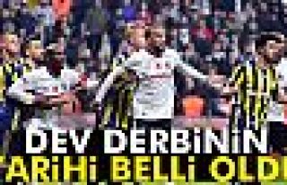 Beşiktaş-Fenerbahçe Derbisinin Tarihi ve Saati...