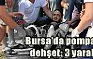 Bursa’da pompalı dehşet: 3 yaralı