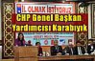 CHP Genel Başkan Yardımcısı Karabıyık