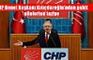 CHP Genel Başkanı Kılıçdaroğlu'ndan şehit ailelerine...