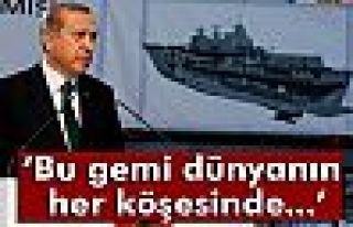 Cumhurbaşkanı Erdoğan: 'Bu gemi gerektiğinde dünyanın...