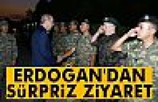 Cumhurbaşkanı Erdoğan, Cizre’de askerlerle iftarda...
