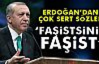 Cumhurbaşkanı Erdoğan: 'Faşistsiniz, faşist'