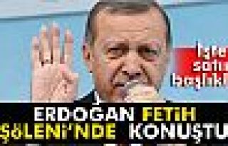 Cumhurbaşkanı Erdoğan: 'Fethin hesaplaşması 563...