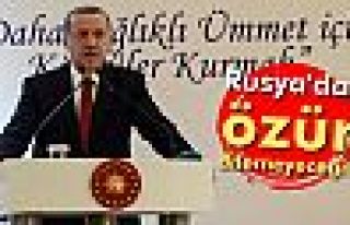 Cumhurbaşkanı Erdoğan: Rusya'dan özür dilemeyeceğiz