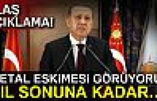 Cumhurbaşkanı Erdoğan: Yıl sonuna kadar yenilenmesi...
