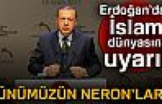 Cumhurbaşkanı Erdoğan'dan İslam dünyasına uyarı!...