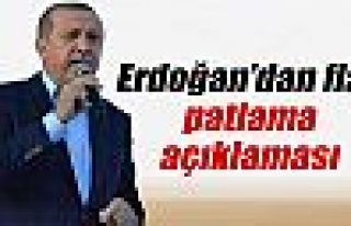 Cumhurbaşkanı Erdoğan’dan 'patlama' açıklaması