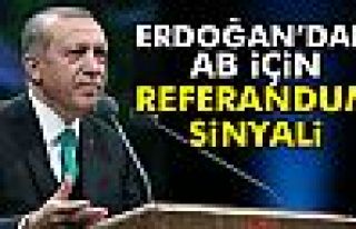 Cumhurbaşkanı Erdoğan'dan Referandum Sinyali!