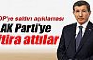 Davutoğlu: 'AK Parti'ye iftira attılar'