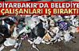 Diyarbakır’da belediye çalışanları iş bıraktı,...