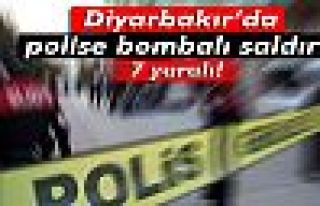 Diyarbakır'da polise bombalı saldırı: 7 yaralı!