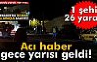Diyarbakır’daki terör saldırısında 1 şehit,...