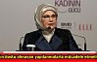Emine Erdoğan: Kadın dostu olmayan yapılanmalarla...