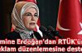 Emine Erdoğan'dan RTÜK'ün reklam düzenlemesine...