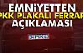 Emniyetten 'PKK Plakalı Ferrari' açıklaması