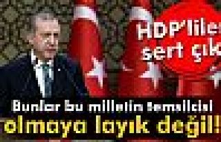 Erdoğan, Anayasa Komisyonu'nu birbirine katan HDP’lilere...