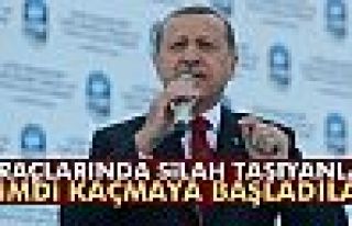 Erdoğan: 'Araçlarında silah taşıyanlar şimdi...