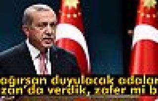 Erdoğan: 'Bağırsan duyulacak adaları Lozan’da...