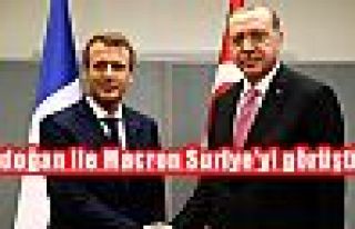 Erdoğan ile Macron Suriye'yi görüştü