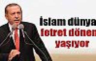 Erdoğan: 'İslam dünyası bugün bir fetret dönemi...