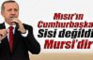 Erdoğan: ‘Mısır’ın Cumhurbaşkanı Sisi değildir,...