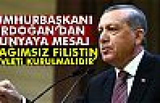 Erdoğan: 'Ortadoğu’da kalıcı barış için tek...