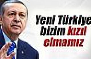Erdoğan: 'Yeni Türkiye bizim ’kızıl elmamız'