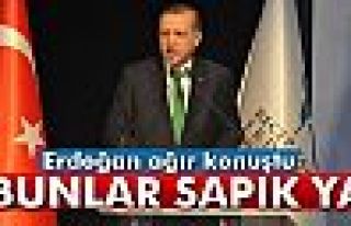 Erdoğan'da sert tepki: 'Bunlar sapık ya'