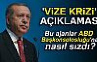 Erdoğan'dan ABD ile 'vize krizi' açıklaması
