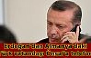 Erdoğan'dan Almanya'daki Türk vatandaşı Ünsal'a...