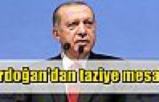 Erdoğan'dan İspanya taziye mesajı