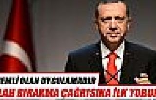 Erdoğan’dan silah bırakma çağrısına ilk yorum