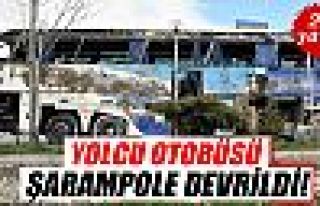 Eskişehir’de otobüs şarampole devrildi: 21 yaralı