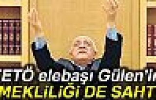 FETÖ elebaşı Gülen’in emekliliği sahte