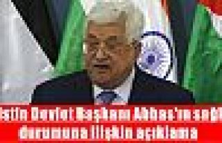 Filistin Devlet Başkanı Abbas'ın sağlık durumuna...