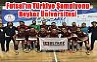 Futsal'ın Türkiye Şampiyonu Beykoz Üniversitesi