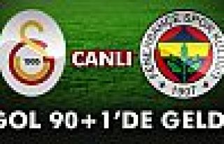 Galatasaray:0 Fenerbahçe:1