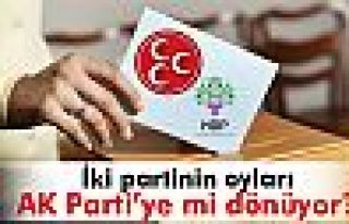 'HDP ve MHP oyları AK Parti'ye dönecek'
