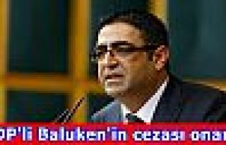 HDP'li Baluken'in cezası onandı