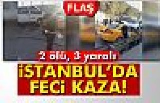 İstanbul'da Feci Kaza!