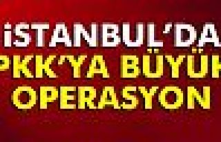 İstanbul'da PKK'ya büyük operasyon
