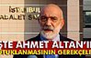 İşte Ahmet Altan’ın tutuklanmasının gerekçeleri