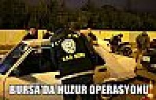 Jandarma ve Emniyet'ten eş zamanlı Huzur Operasyonu