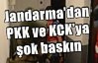 Jandarma’dan PKK ve KCK’ya şok baskın