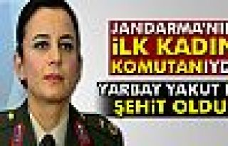 Jandarma'nın ilk kadın komutanı olan Yarbay Songül...