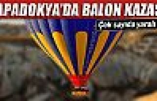 Kapadokya'da balon kazası: 18 turist yaralı