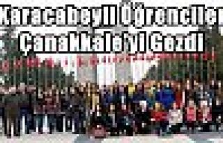Karacabeyli Öğrenciler Çanakkale'yi Gezdi
